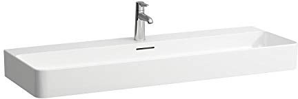 Laufen VAL Möbel-Waschtisch, ohne Hahnloch, mit Überlauf, 1200x420, weiß, Farbe: Weiß - H8102890001091