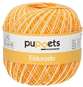 Puppets 4578012-00018 Häkelgarne, 100% Baumwolle, 18, onesize, 52 gramm