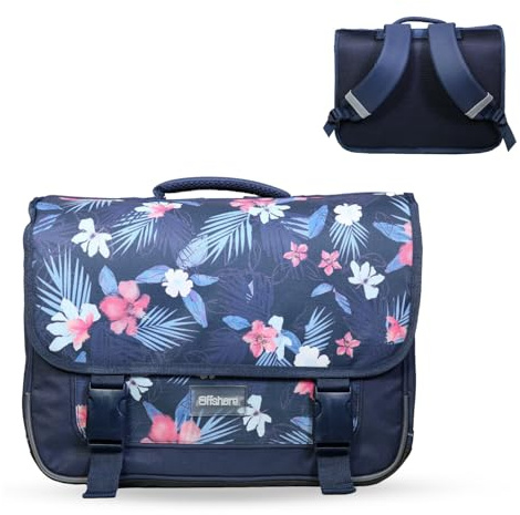Bagtrotter – Cartable 38 cm – Offshore – Bleu – Primaire – Bretelles et dos rembourrés - Bandes Réfléchissantes – Grand Rangement – Marque officielle Offshore