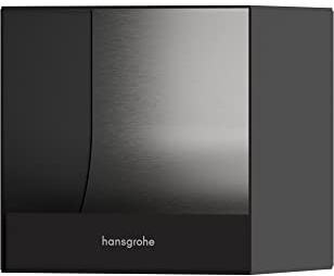 hansgrohe Einbau-Toilettenpapierhalter XtraStoris 150x150x140mm, Mattschwarz