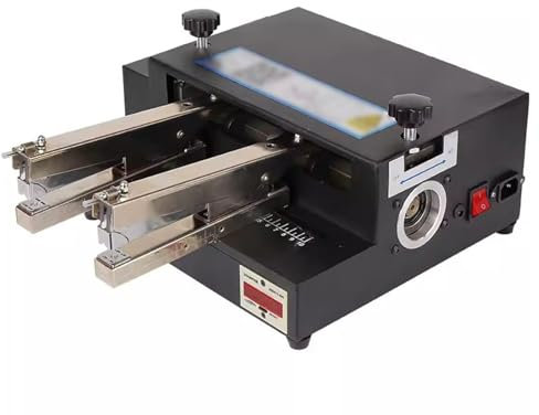 Grapadora eléctrica, grapadora de escritorio de doble cabeza con interruptor de pedal, sin atascos, resistente para uso doméstico de oficina, fábrica, tipo aguja 24/6, 23/8, grosor de encuadernación