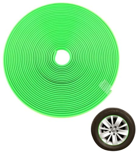 2 pièces de protection de jante de voiture garniture décorative, 8M protection de bord de jante de roue de voiture universelle protection de jante de véhicule protection de jante pour les éruptions
