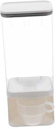 Toddmomy Cubo De Comida Para Perros Contenedor De Alimentos Con Taza Dispensador De Alimentos De Pared Para Perros y Gatos Barril