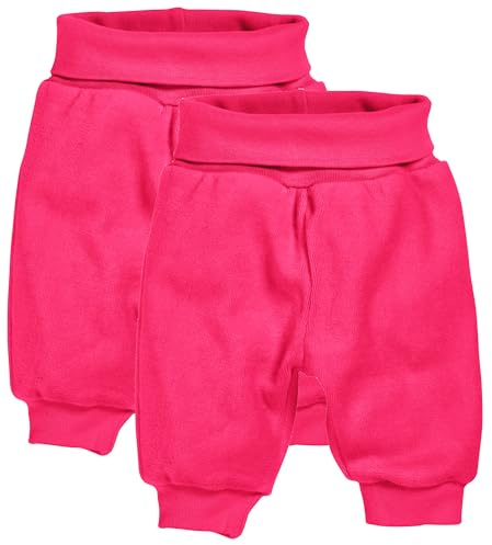 Playshoes Hose Pantalones de chándal, Nicki Pink, 74 (Pack de 2) para Niñas