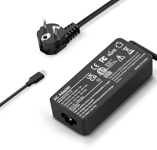 FJEZCHN Chargeur USB C 100W Compatible avec MacBook Pro 13 14 15 16 Pouces Air 13 15 Pouces 2018 2019 2020 2021 2022 2023 2024,H P,Len ovo,D ell,A sus,A CER,Alimentation PC Portable USB-C Type C