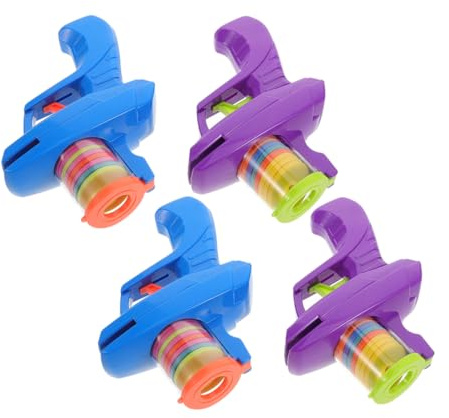 UPKOCH 4pièces Lanceur De Disques Volants Jouet De De Soucoupes pour Garçon Fille Adapté Aux Parcs Arrière-Cours Et Activités De Plein Air