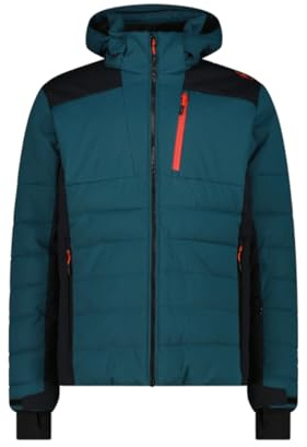 CMP Herren Skijacke mit Clima Protect und Abnehmbarer Kapuze - 56