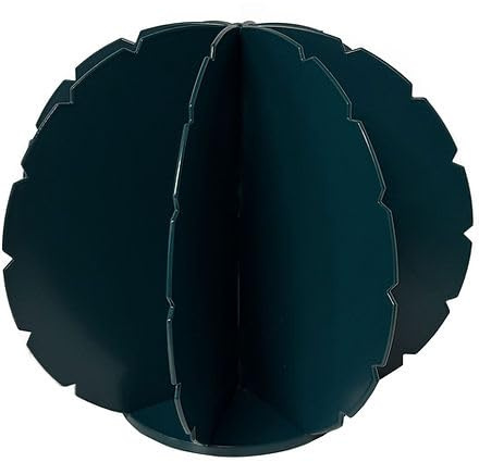 t1t Cactus Décoratif en Acier, Boule Métallique, Vert Équinoxe, 25 x 21,5 cm, Style Moderne, Fabrication Artisanale Française, sans Assemblage Requis
