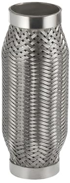 Marmitta 45/50/55/65/70/75mm Auto Silenziatore Tubo Di Scarico Flessibile Giunto In Acciaio Inox Marmitta Posteriore(75x225x250mm)