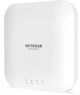 NETGEAR Wireless Access Point (WAX214)| WiFi 6 Dual-Band AX1800 Speed | 1 x 1G Ethernet PoE Port| WPA3 Security | Create Up to 4 Separate Wireless Networks |Ceiling and Wall Mount