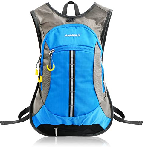 SUPRBIRD Fahrradrucksack,15L Wasserdichter Fahrradrucksack,Damen & Herren Wanderrucksack Outdoorucksack MTB Rucksack Ultralight Trinkrucksack Motorrad Rucksack wandern Skirucksack (Blau)