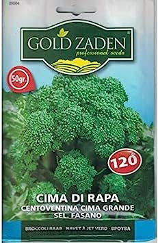 60: Semi professionale cime di rapa 40/60/90/120 50Gr Bag:Seeds