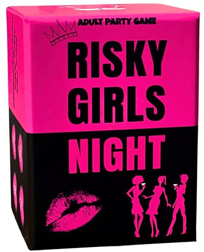 RISK IT OR DRINK IT Risky Girls Night | Girls Night Games for Adults: 150 Spicy Questions and Hilarious Dares | Fun Party Game for Adults Perfect for Galentines, Bachelorette, & Birthday Parties