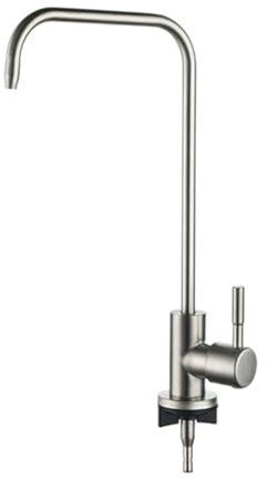 Spülbecken Armatur für Umkehrosmoseanlage 1 Loch Einhebelmischer Wasserhahn Kaltwasser Kücheninstallation,Gebürstet