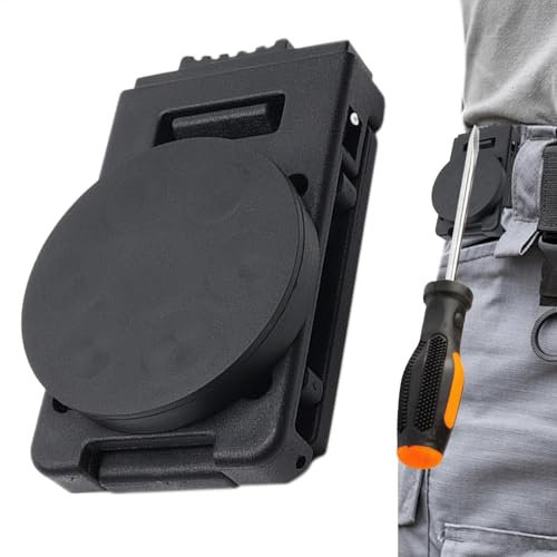 szaluyk Magnetic Belt Tool Holder | Strong Magnetic Clip Tool Belt,Non-Slip Tool Holster, Magnetic Tool Holder for Drill Screwdriver Bits Wrench Pliers Accessories