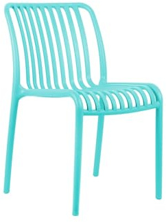 Leitmotiv Chair Glee PP Turquoise Blue