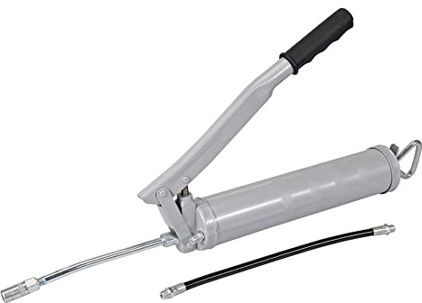 Dapetz ®Action Grease Gun Lever 500cc - With Rigid & Flexible Tubes - Cartridge Or Bulk, For Use With Cartridge Or Bulk Grease, Rigid & Flexible Tubes Included And Fitted With Bulk Fill