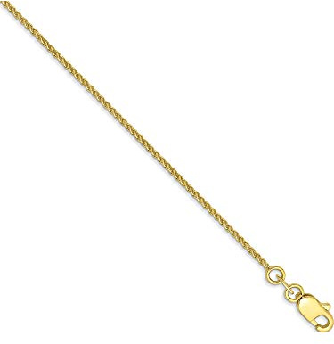 10K Yellow Gold Yg 1Mm Spiga Chain (Length=9) (Width=1)