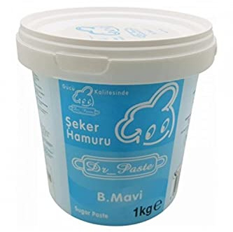Dr Paste Zuckerpaste 1 Kg - bbe blau