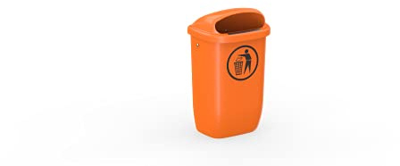 SULO DIN-PK RAL2008 Corbeille à papier Orange 50 l