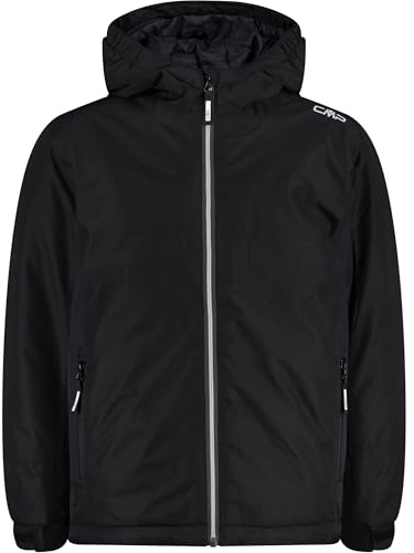 CMP - Kinderjacke mit fester Kapuze, Schwarz, 152