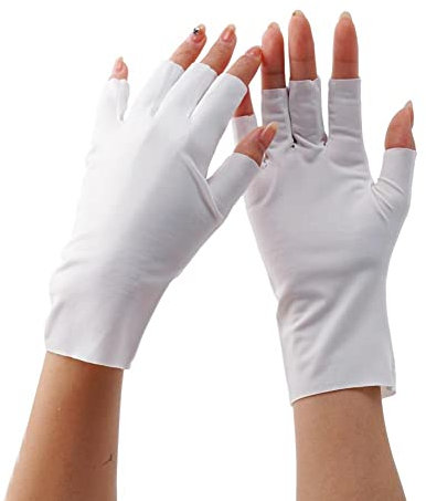 Fingerlose Handschuhe, Sonnenhandschuhe für Damen, UV-Schutz, coole Eisseide, Handschuhe, Sonnenschutz, Fahrhandschuhe, Unisex für Outdoor-Aktivitäten