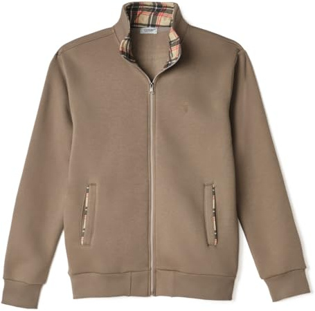 Coveri Felpa Uomo con Cerniera Zip Invernale Pesante Senza Cappuccio L XL XXL 3X