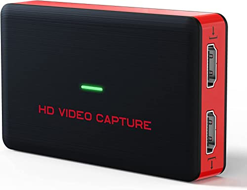 DigitConvert Carte de Capture vidéo HD USB 3.0 Full HD 1080p 60 fps Live Streaming Enregistreur vidéo Convertisseur Box pour Windows 10, Linux, OS X sur Xbox 360 & One/PS4/PS3