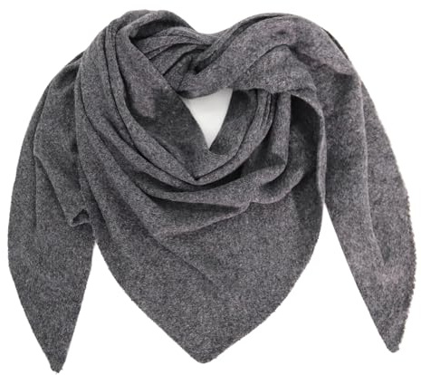 Glamexx24 Damen Schal Dreieckstuch Winterschal Warmer Halstuch Kuscheliger Strickschal in viele Farben Weicher Angenehm zu Tragen