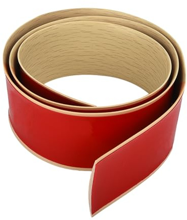 Strisce di transizione per pavimenti, 1 m x 5 cm, autoadesive, PVC, strisce soglia per pavimenti per piastrelle, legno, laminato, fessure per fughe (acero)