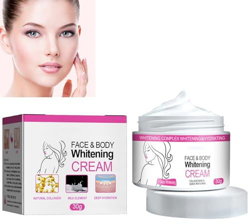 KOAHDE Aufhellende Körperlotion,Körperaufhellungscreme,Unterarm Whitening Cream,Aufhellungscreme für dunkle Haut,Whitening-Creme für die Achselhöhlen,Körperpflege-Creme für die Achselhöhlen,1PC
