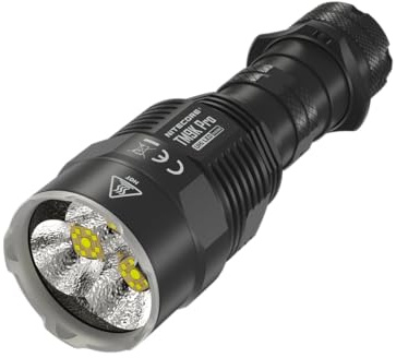 Nitecore TM9K PRO Taschenlampe, 9900 Lumen EDC Super Helle Taschenlampe, 5000 mAh Li-Ion Akku, USB C, Schwarz