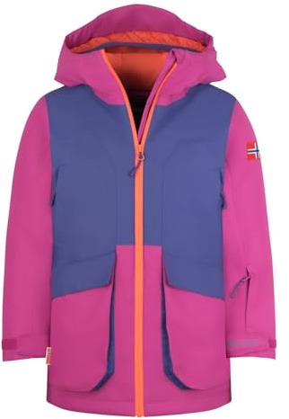 Trollkids Girls Kongsberg Jacket 128, Dark Purple