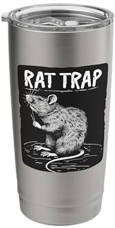 Awesome Rodent Trap Costume for Rat Trap Saying Lovers Stainless Steel Insulated Tumbler