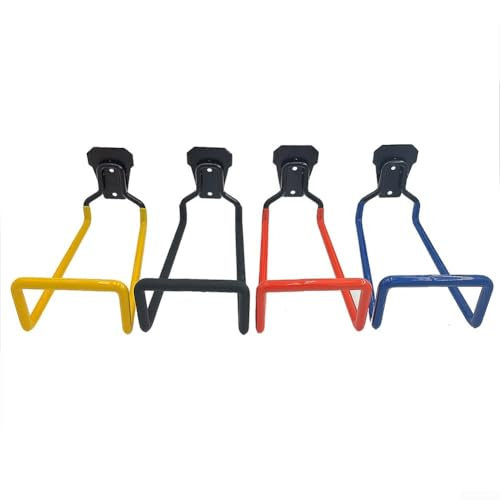 Conserva in modo sicuro i tuoi tubi dell'acqua con 2 supporti resistenti per tubi da giardino (nero)