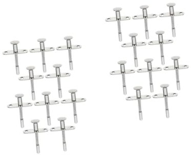 STOBOK 20pcs Door Bolts Spring Loaded Spring Plunger Latches Steel Plunger Rod for Crib Furniture Repair
