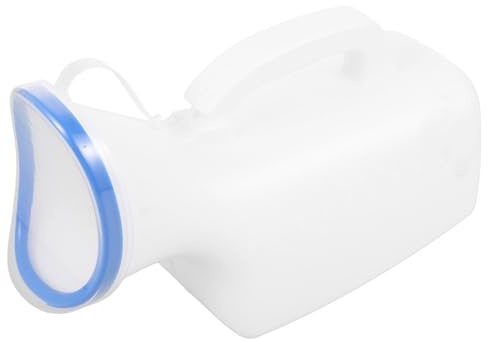 Gatuida Récipient à Urine Étanche et Réutilisable, Facile à Nettoyer et Voiture Portable en Plastique Blanc Couleur Aléatoire Urinoir pour Femme Trekking | Voyage et Randonnée, Réutilisable et Facile à Nettoyer, Récipient Épaissi pour Usage Quotidien Couleur Aléatoire