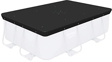 Bestway Flowclear PVC-Abdeckplane für Power Steel Pool grau 58442 Blau 285 x 84 x 0.1 cm