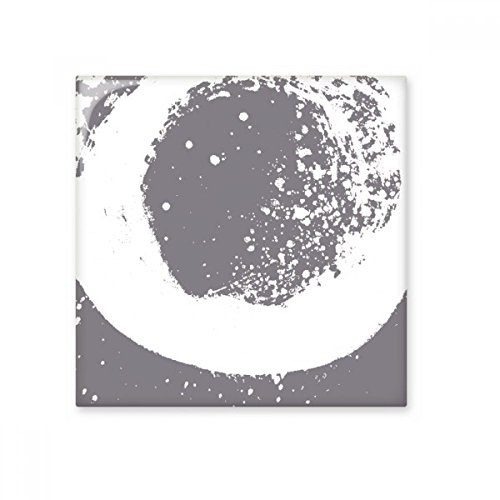 DIYthinker Resumen de tinta blanca modelo plantas de arte brillante baldosa cerámica de baño Cocina muro de piedra decoración artesanal de regalo