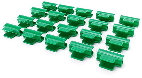 Eujgoov Clip per Pellicola per Serra, 20 Pezzi, Fibbie per Copertura Vegetale Morsetti per Pellicola con Fibbia per Pellicola Plastica Clip per Fibbia per Pellicola per Copertura