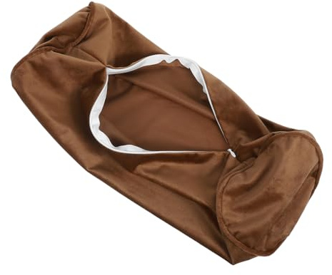 IMIKEYA Funda de Cojín Cilíndrico de Terciopelo Suave para Almohada Cervical Funda Lavable con Cremallera Soporte Ergonómico para Cuello para Sofá Dormitorio y Sala de Estar