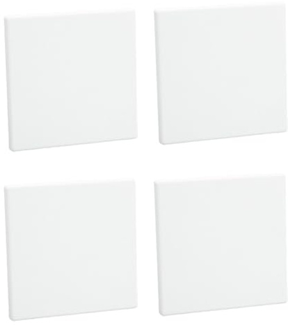 Blindabdeckungen Unterputz, 86×86mm Kunststoff Steckdosenabdeckung Unterputz, Dekorative Wandlochabdeckungen Quadratischer Deckel für Ungenutzte Steckdosen Oder Schalter
