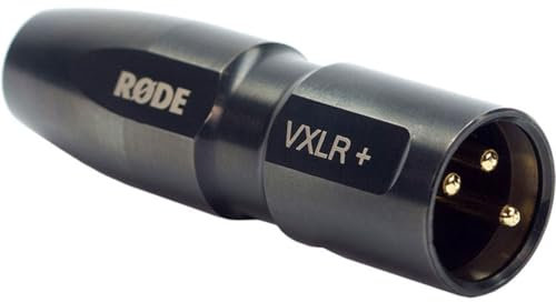 RØDE VXLR+ 3.5mm TRS to XLR Adaptor,Black