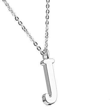 beyoutifulthings Halskette Anhänger ALPHABET INITIALEN Kette Damen-Halskette Schmuck Collier Edelstahl Silber Roségold