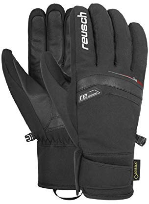 Reusch Handschuhe Bruce GTX, Black/White, 9, 4801329