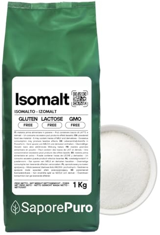 SaporePuro ISOMALT en poudre pure 1000 GR