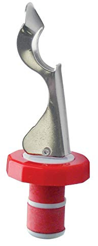 Stainless Steel/Plastic Lever-Arm Bottle Stoppers/Bottle Openers (Set of 10) Sealers