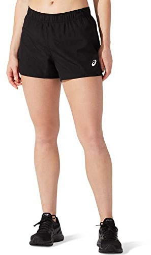 Asics 2012C332 - CORE 4IN Short Black/RED ALERT Gr. L