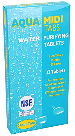 AB Tools Aqua Midi Tabs 32 vattenrenande tabletter husbil husvagn tank