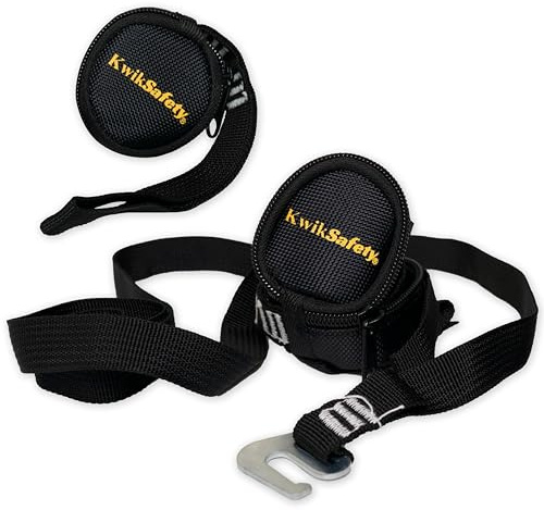 KwikSafety - Charlotte, NC - Marmoset Trauma Straps [1 Pair] Fall Protection OSHA Comfort Suspension Safety Device & Arrest System Attachment for Body/Legs Relief Compact, Lightweight & Quick Connect